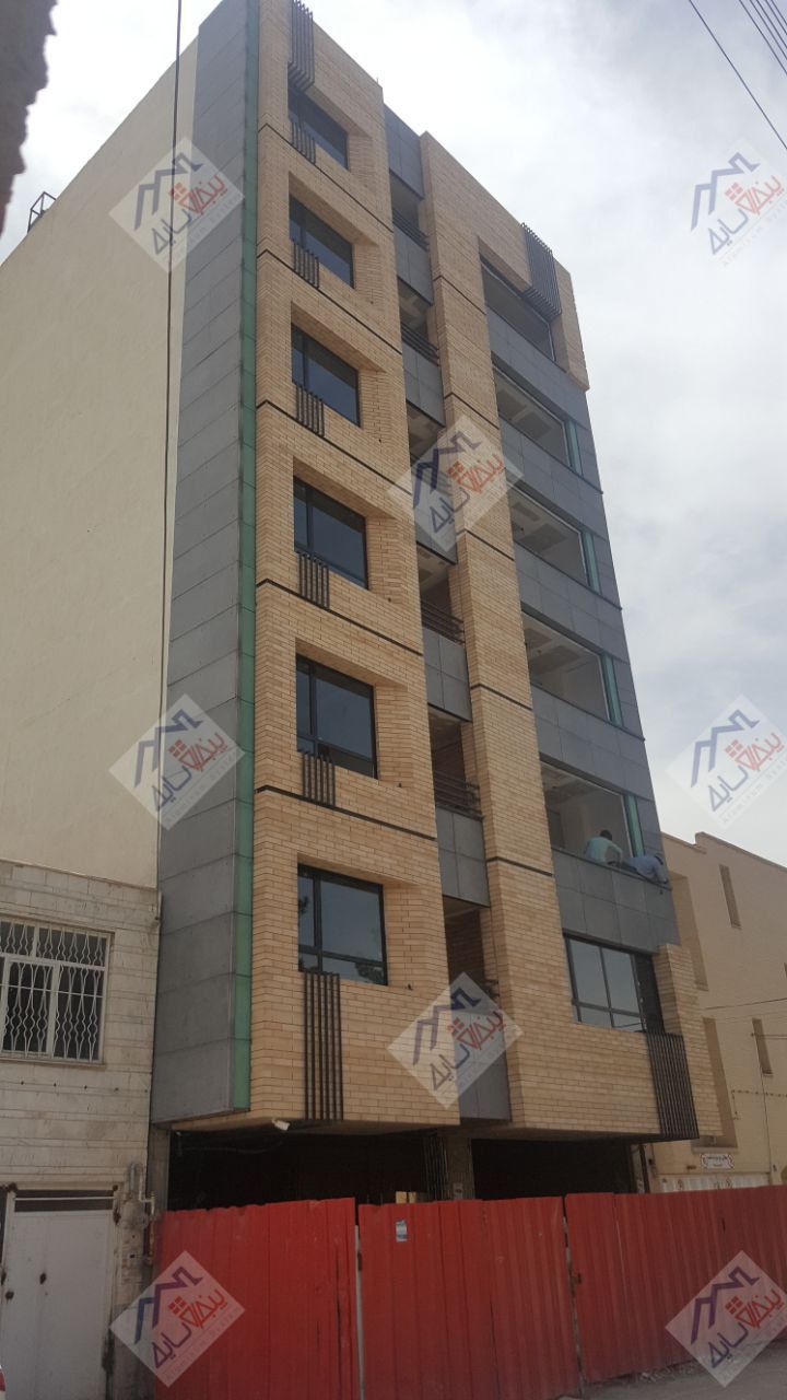 پنجره لولایی مشکی مات - پروژه مهندس پورداد